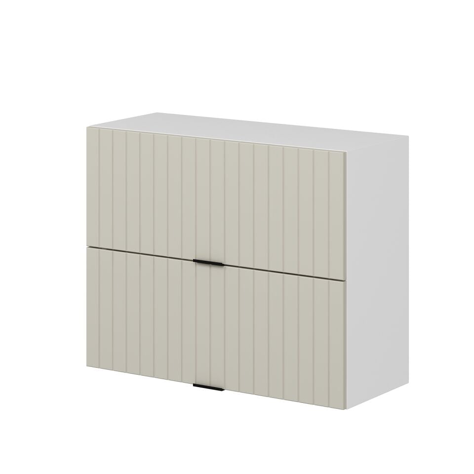 Alvinka Mutfak Modül Mbr_B Üst 2Yk1R 90-H72Cm Dolap Beyaz Kumtaşı