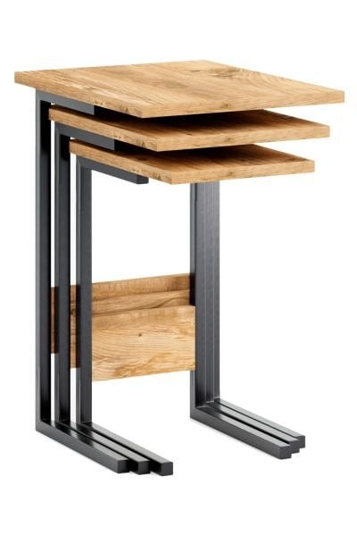 Cera Zg3 3'Lü Eko Zigon Sehpa - Atlantik Çam