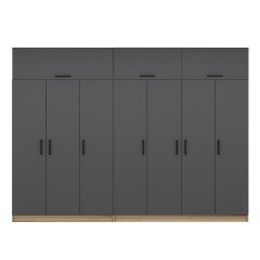 Minar Kale 7 Kapaklı 4 Ç Dolap Ve Yüklük Dore Antrasit