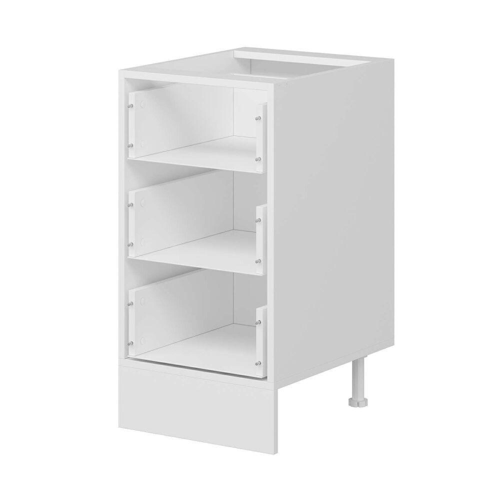 Alvinka Mutfak Modül Hg_J Alt 3Ç 45Cm Dolap Beyaz Beyaz