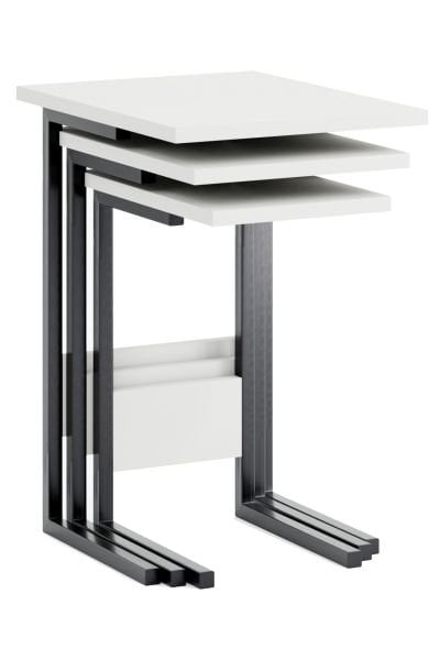 Cera Zg3 3'Lü Eko Zigon Sehpa - Beyaz