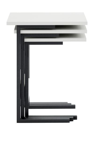 Cera Zg3 3'Lü Eko Zigon Sehpa - Beyaz