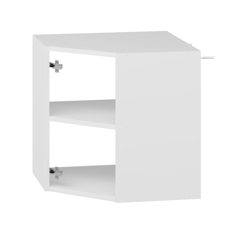 Alvinka Mutfak Modül Mbr_B Üst 1Dk1R 60-H60Cm Köşe Dolap Beyaz Kumtaşı