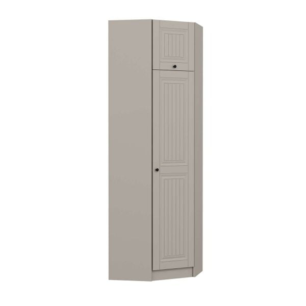 Kale 1 Kapaklı Köşe Dolap + Yüklük Kumtaşı Mebran İlkbahar