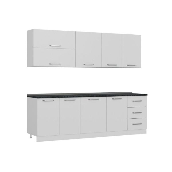 Minar 250 Cm Mutfak Dolabı Beyaz 250-B1