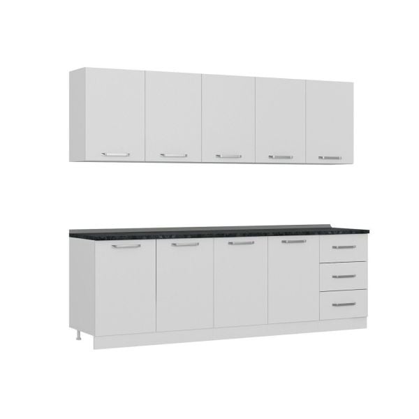 Minar 250 Cm Mutfak Dolabı Beyaz 250-B2