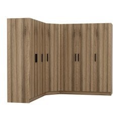 Minar Kale 7 Kapaklı 4 Ç Köşe Dolap Dore