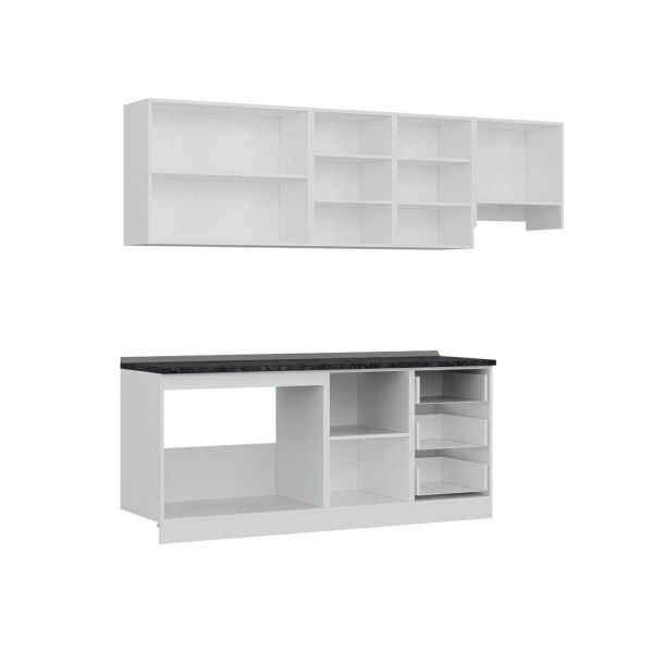 Minar 250 Cm Mutfak Dolabı Beyaz 250-B4