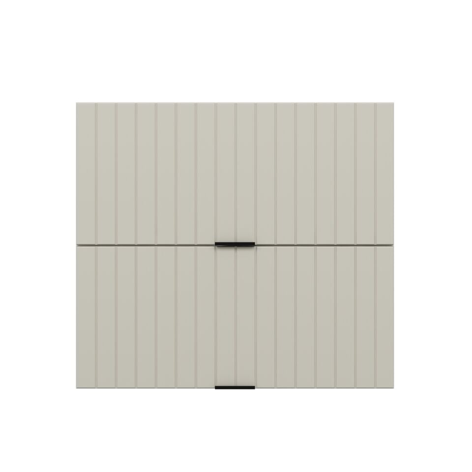 Alvinka Mutfak Modül Mbr_B Üst 2Yk1R 80-H72Cm Dolap Beyaz Kumtaşı Mdf