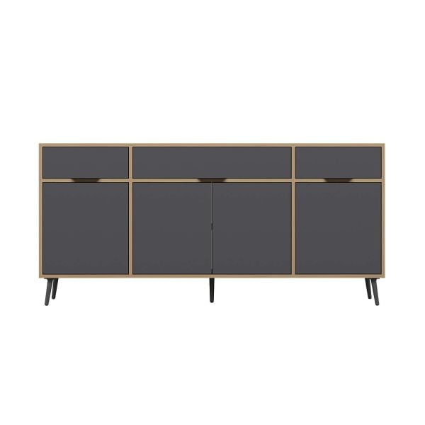 Elina Ayaklı Konsol - Dore/Antrasit