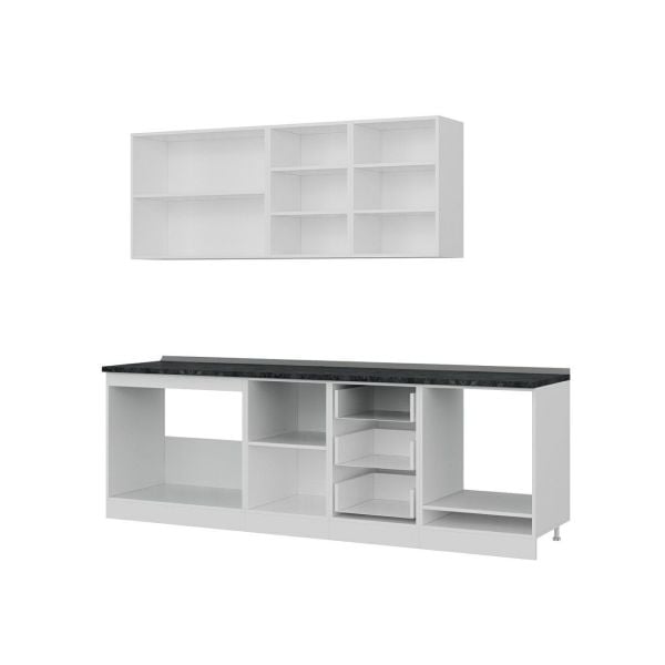 Minar 250 Cm Mutfak Dolabı Beyaz 250-B6