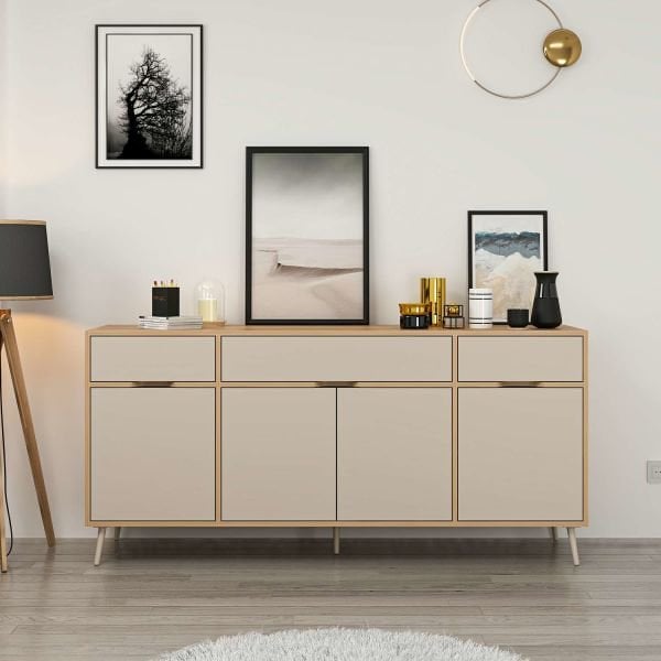 Elina Ayaklı Konsol - Dore/Kumtaşı