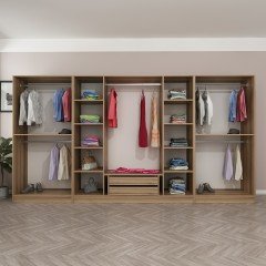 Minar Kale 8 Kapaklı 2 Ç Dolap Dore Antrasit