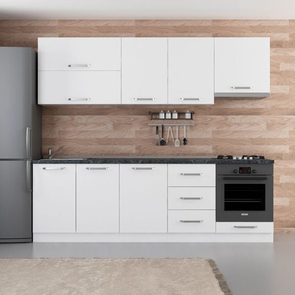 Minar 250 Cm Mutfak Dolabı Beyaz 250-B8