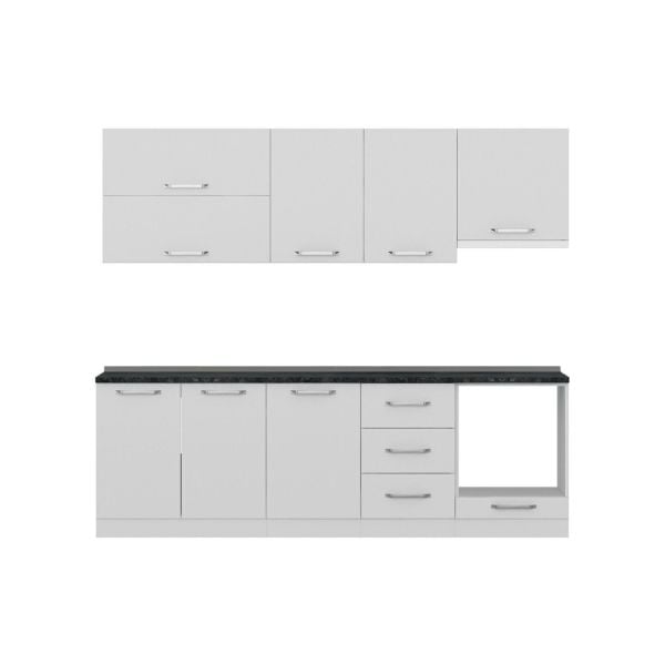 Minar 250 Cm Mutfak Dolabı Beyaz 250-B8