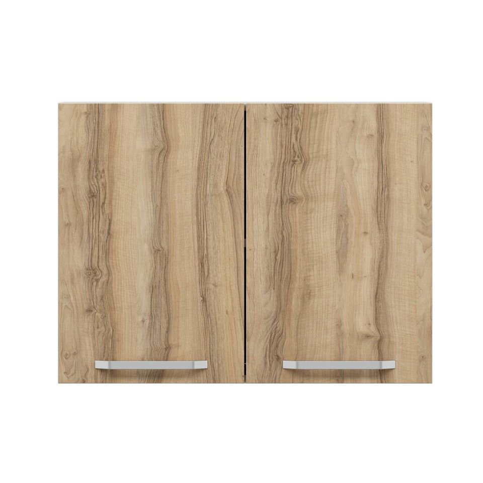 Alvinka Mutfak Modül Duz Üst 2Dk1R 80-H60Cm Dolap Beyaz Dore Mdf