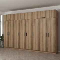 Minar Kale 8 Kapaklı 2 Ç Dolap Ve Yüklük Dore