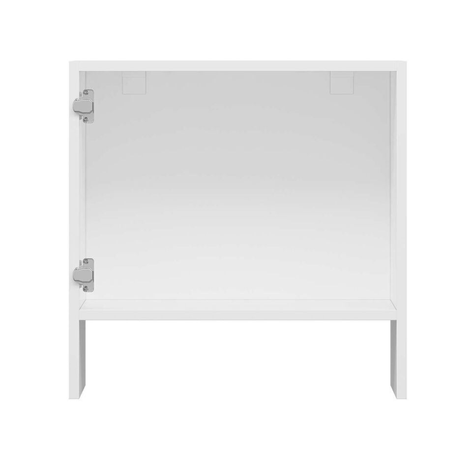 Alvinka Mutfak Modül Hg_J Üst 1Dk 60-60-H72Cm Asp Dolap Beyaz Antrasit