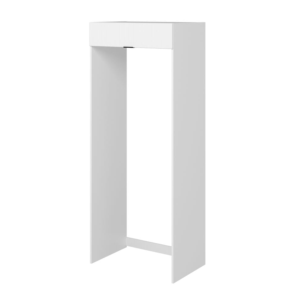 Alvinka Mutfak Modül Mbr_B 90-H222Cm Buz Dolabı Beyaz Beyaz