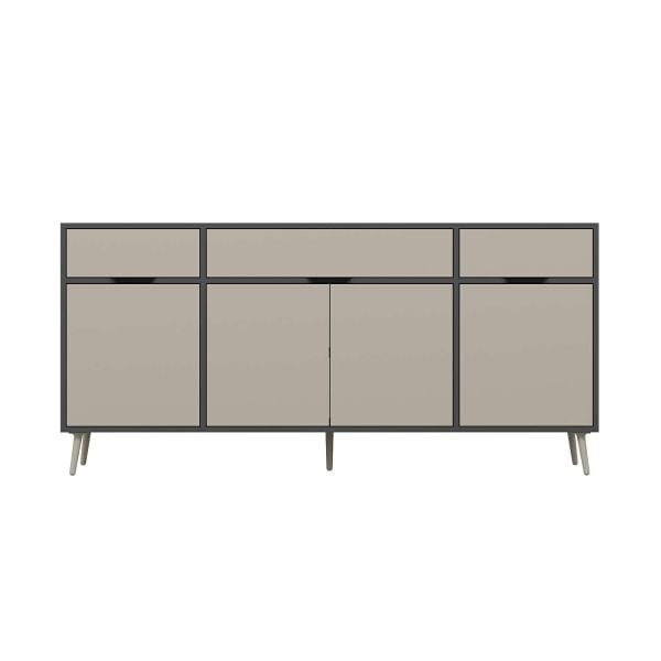 Elina Ayaklı Konsol - Antrasit/Kumtaşı