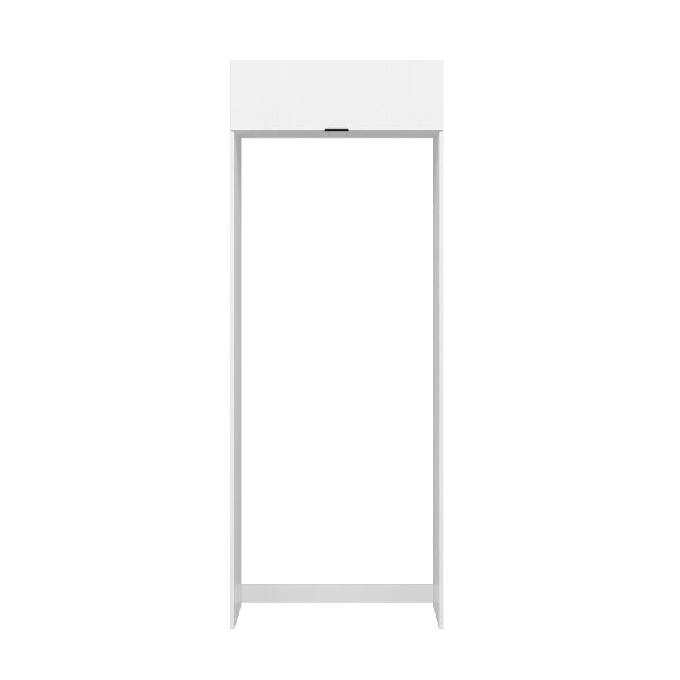 Alvinka Mutfak Modül Mbr_B 90-H240Cm Buz Dolabı Beyaz Beyaz