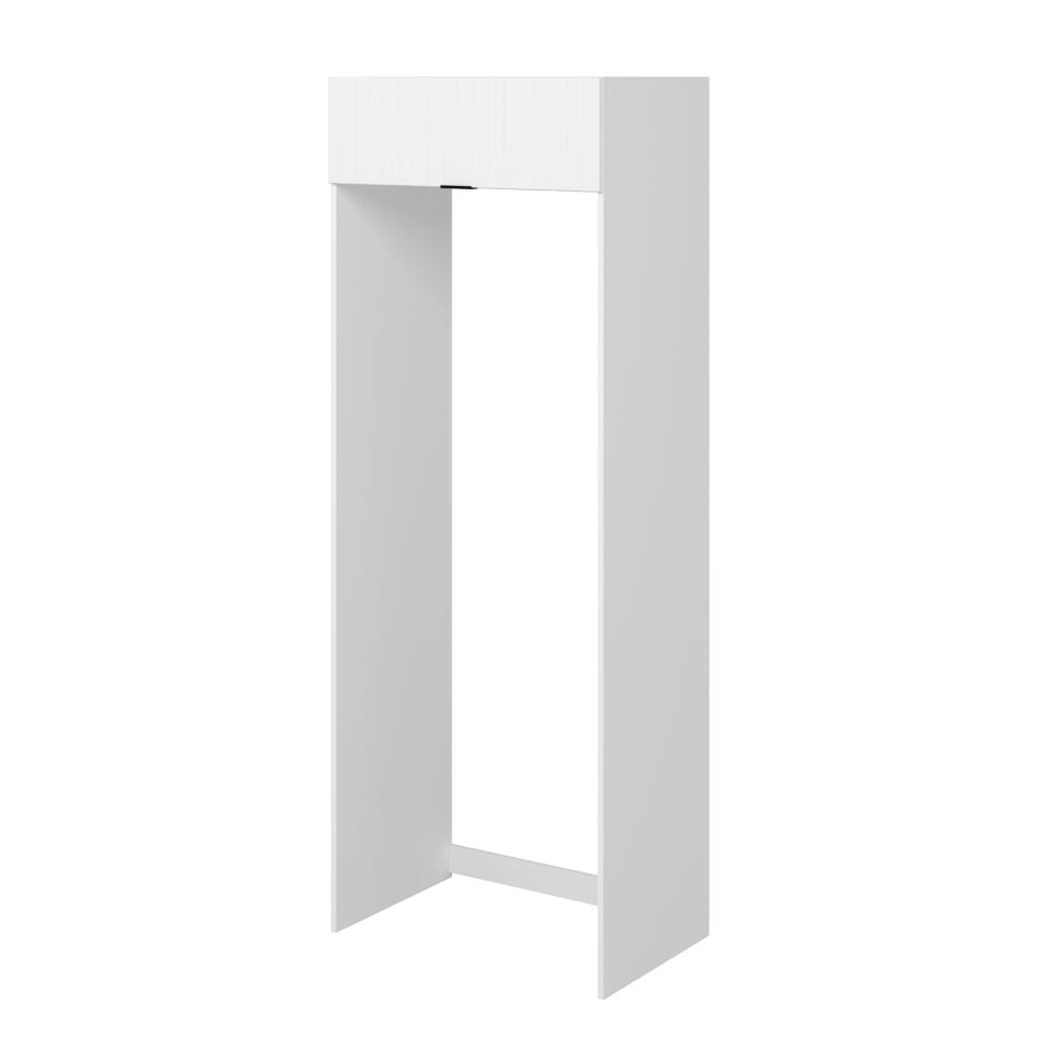 Alvinka Mutfak Modül Mbr_B 90-H240Cm Buz Dolabı Beyaz Beyaz