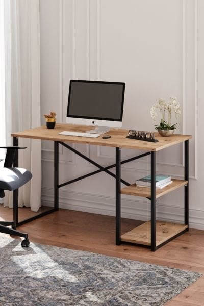 Cera Raflı Masa - Atlantik Çam