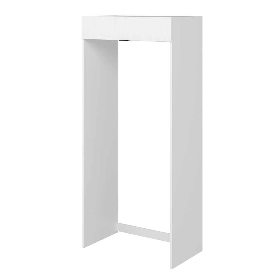 Alvinka Mutfak Modül Mbr_B 100-H222Cm Buz Dolabı Beyaz Beyaz