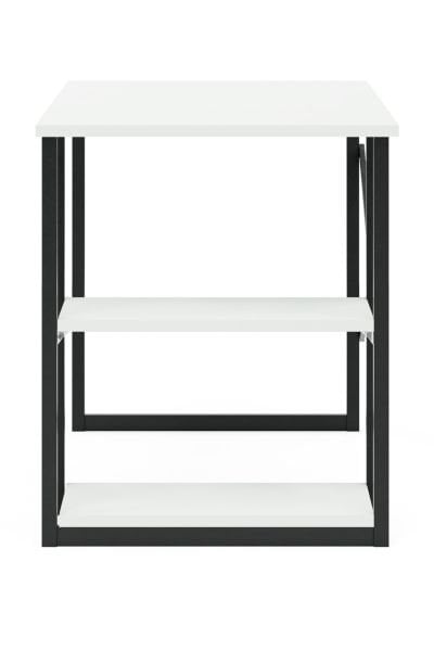 Cera Raflı Masa - Beyaz