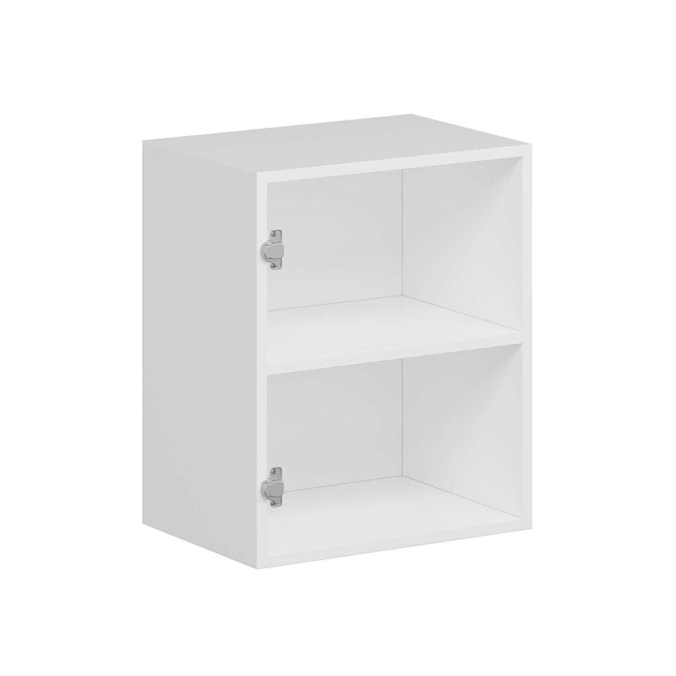 Alvinka Mutfak Modül Hg_J Üst 1Dk1R 50-H60Cm Dolap Beyaz Beyaz