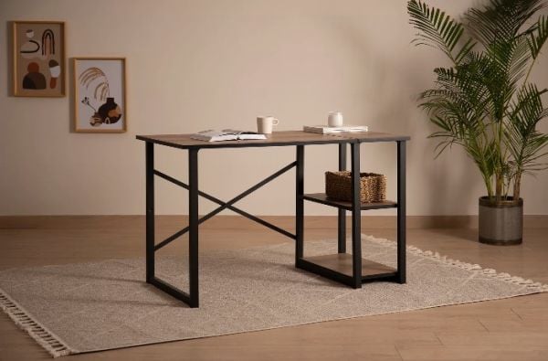 Ceramical Raflı Masa - Barok Ceviz