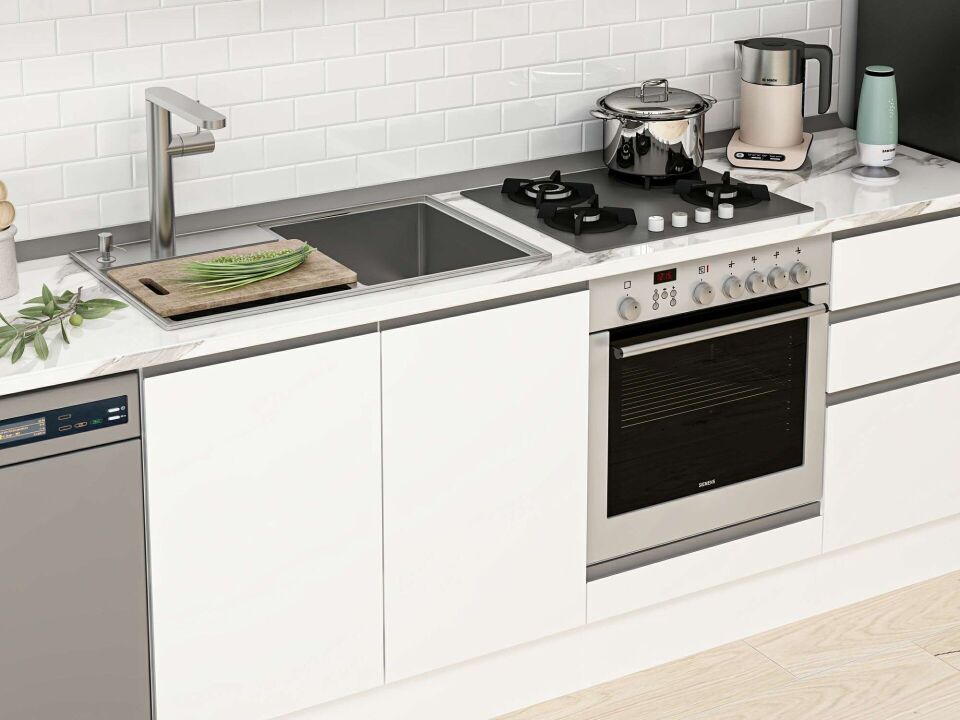 Alvinka 305X210 Cm High Gloss Mutfak Dolabı M-E90S45S50-1