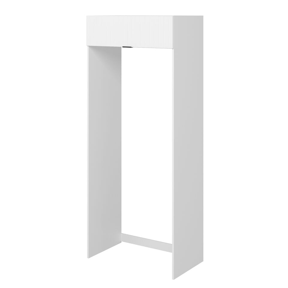 Alvinka Mutfak Modül Mbr_B 100-H240Cm Buz Dolabı Beyaz Beyaz