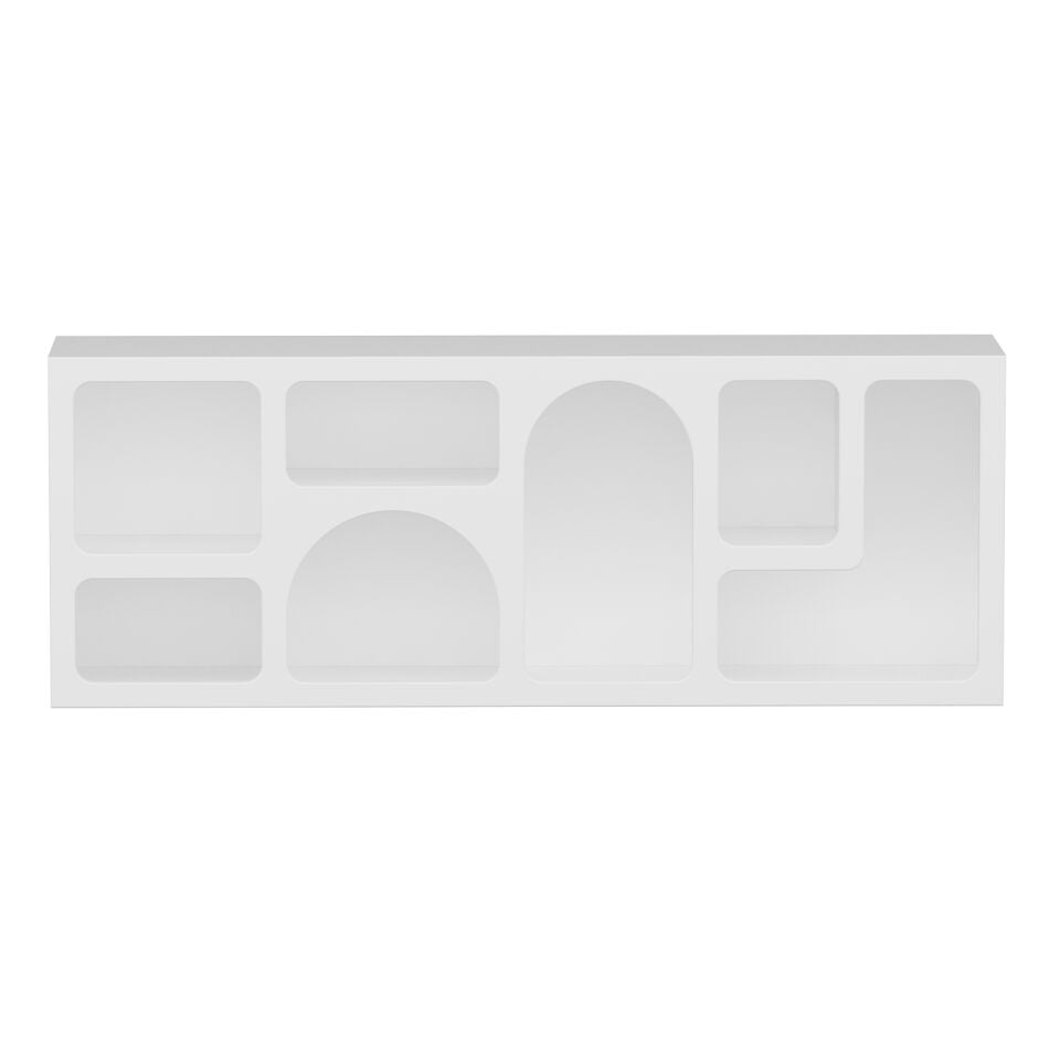 Bohem Kitaplık 170 Cm Mebran - Beyaz