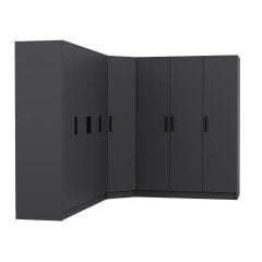 Minar Kale 8 Kapaklı 4 Ç Köşe Dolap Antrasit