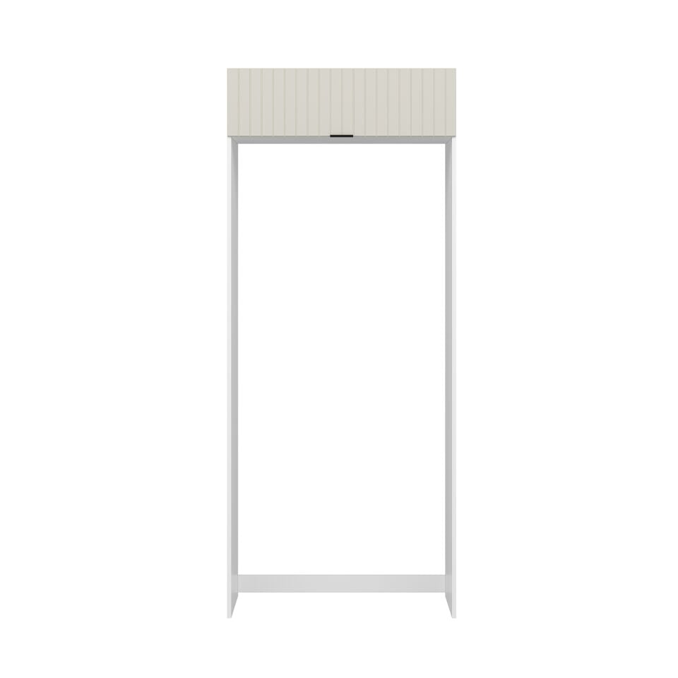 Alvinka Mutfak Modül Mbr_B 100-H240Cm Buzdolabı Beyaz Kumtaşı