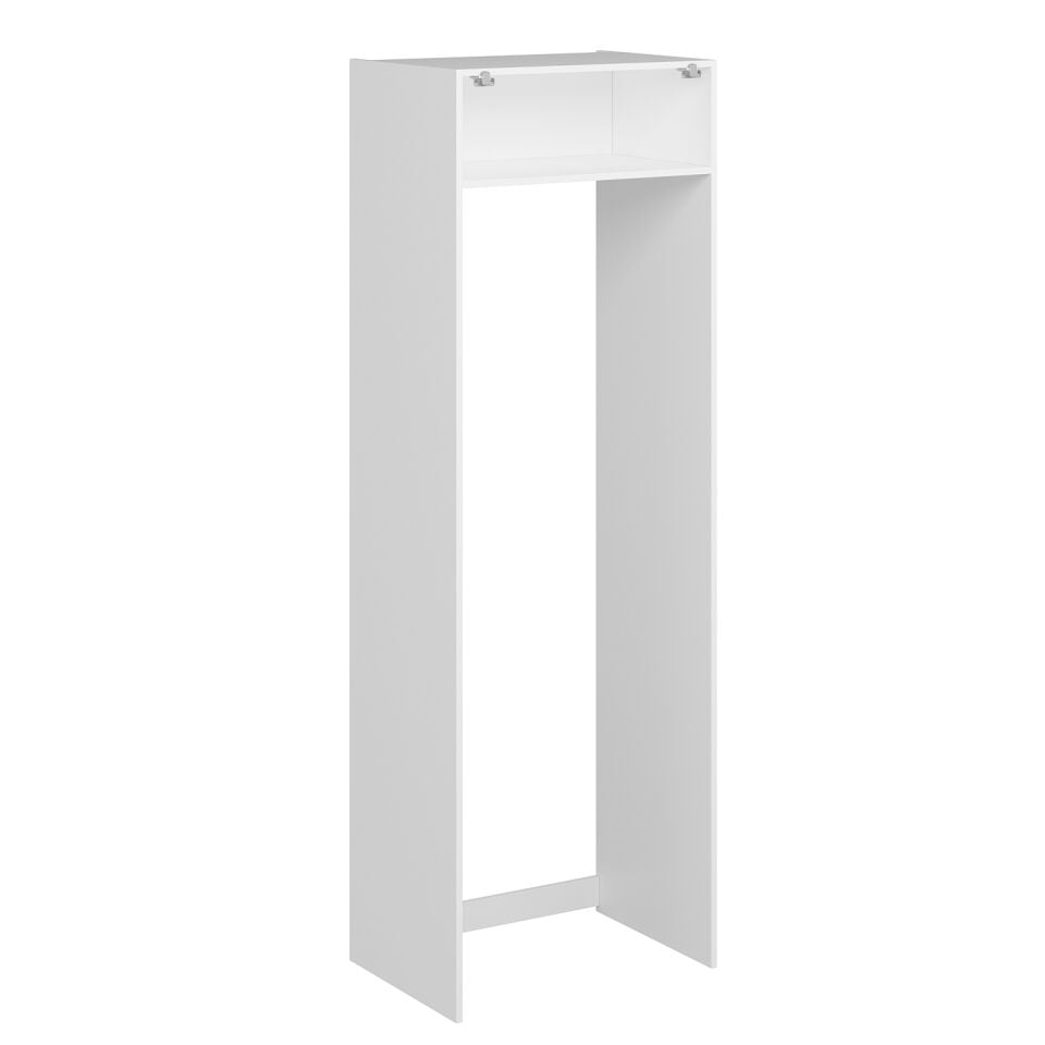 Alvinka Mutfak Modül Mbr_B 100-H240Cm Buz Dolabı Beyaz Kumtaşı