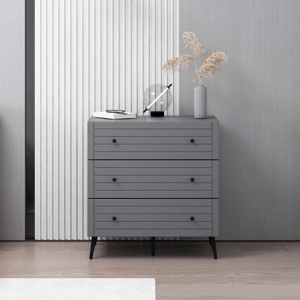 Bona Country 3 Çekmeceli Mebran Şifonyer