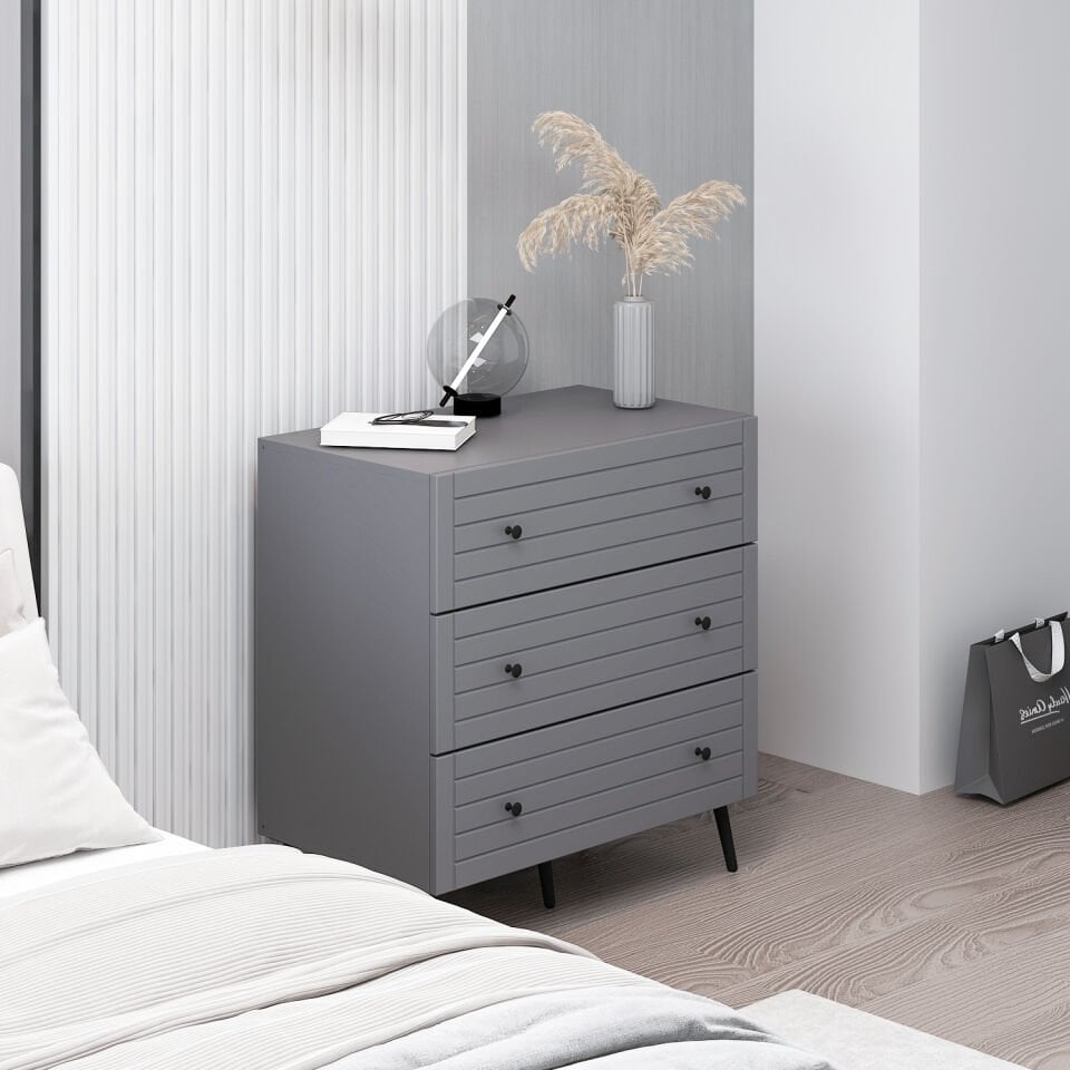 Bona Country 3 Çekmeceli Mebran Şifonyer