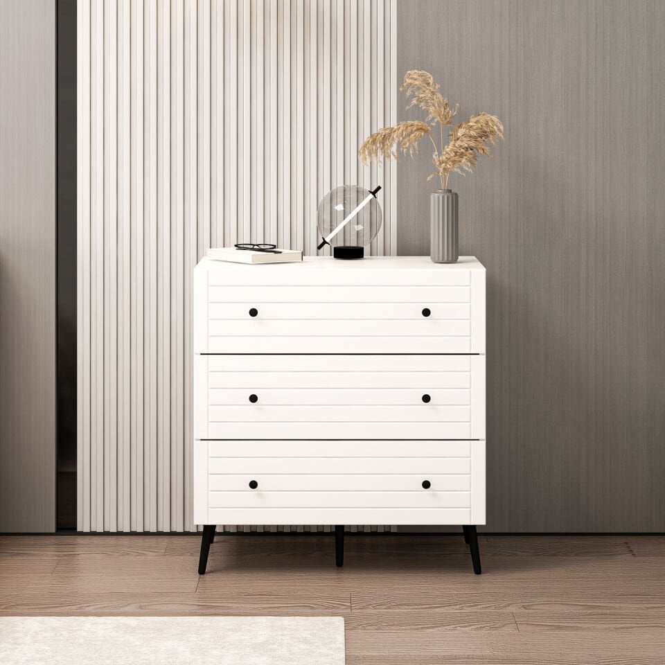 Bona Country 3 Çekmeceli Mebran Şifonyer