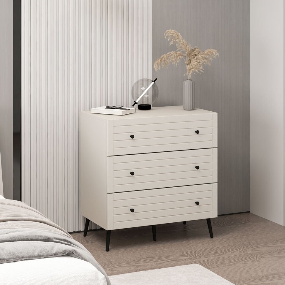 Bona Country 3 Çekmeceli Mebran Şifonyer