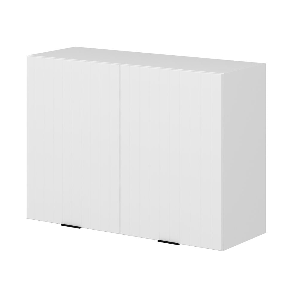 Alvinka Mutfak Modül Mbr_B Üst 2Dk1R 100-H72Cm Dolap Beyaz Beyaz