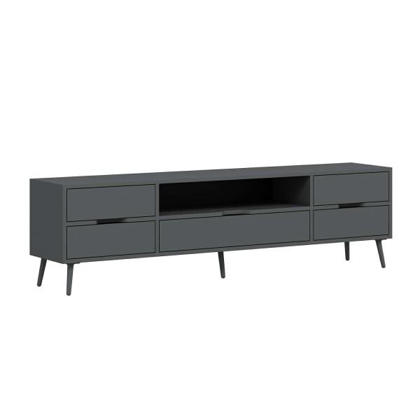 Elina Ayaklı Tv Ünitesi - Antrasit/Antrasit