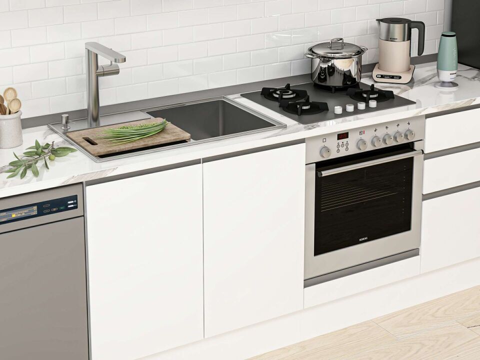 Alvinka 320X210 Cm High Gloss Mutfak Dolabı M-E90S50S60-3