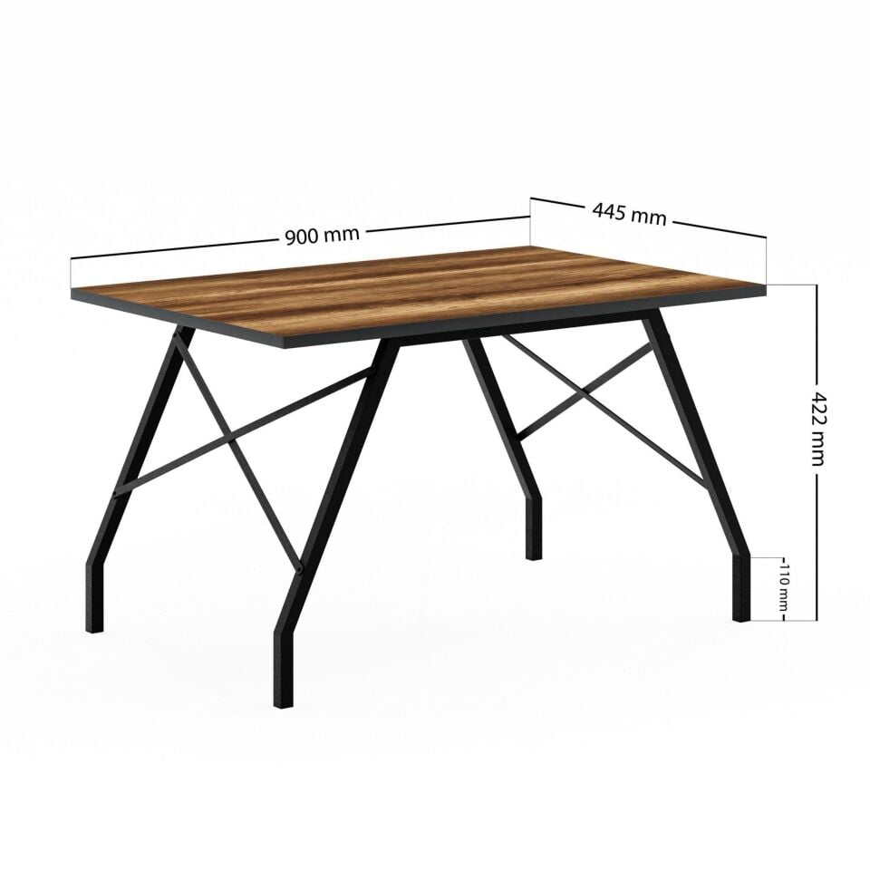 Ceramical Orta Sehpa - Barok Ceviz