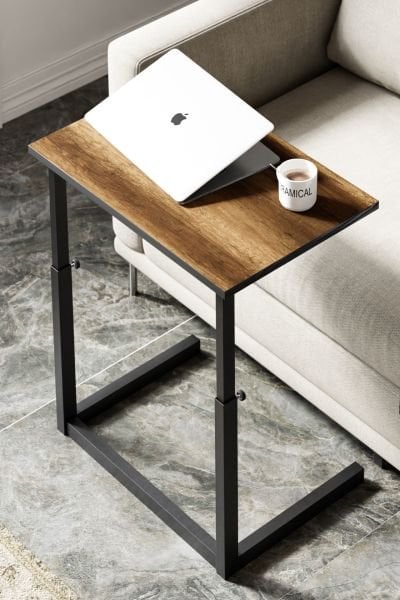 Cera Spa Yüksek Ayarlı Laptop Sehpası - Barok Ceviz