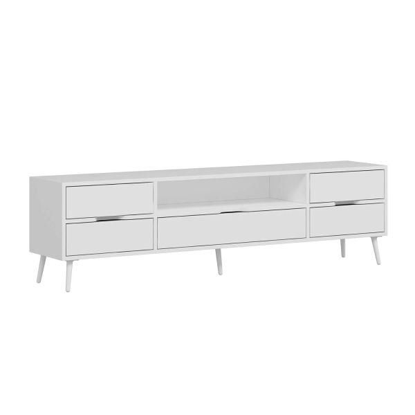 Elina Ayaklı Tv Ünitesi - Beyaz/Beyaz