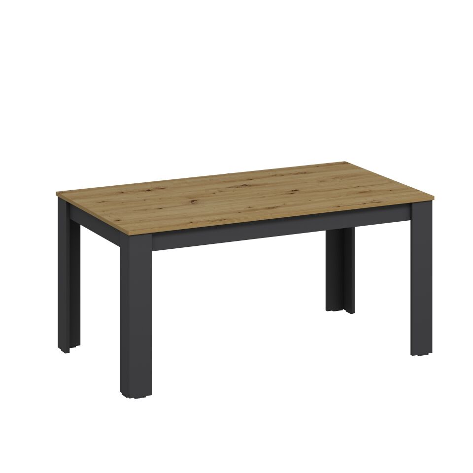 Bergamo 160 Cm Yemek Masası - Artisan/Antrasit