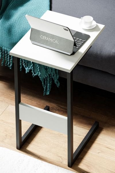 Cera Sabit Laptop Sehpası - Beyaz