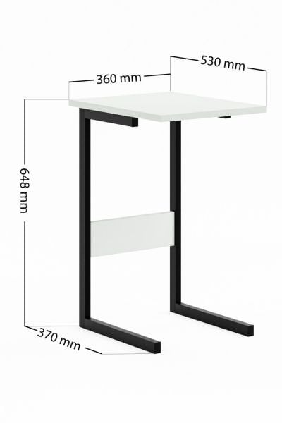 Cera Sabit Laptop Sehpası - Beyaz